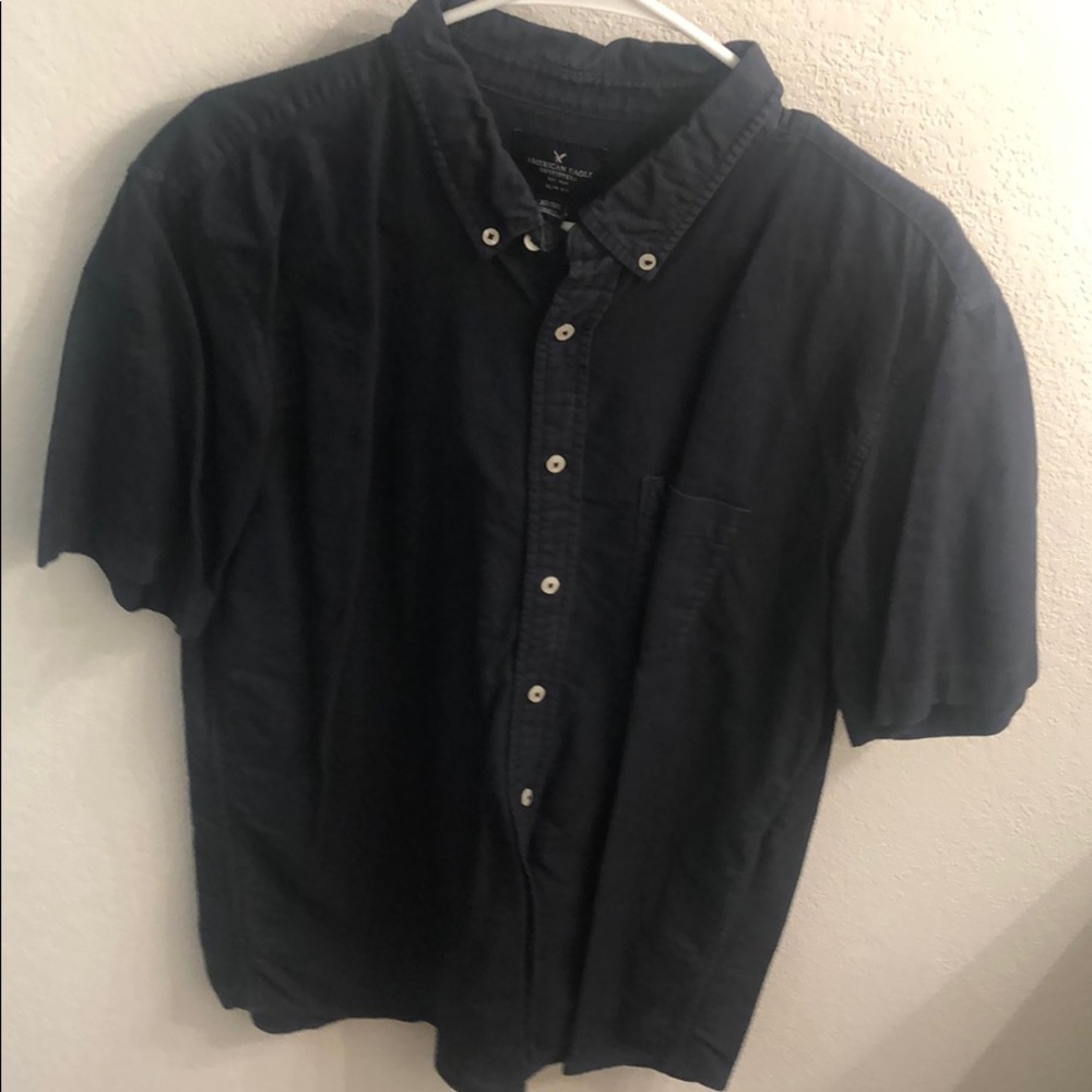 American Eagle short sleeve button up